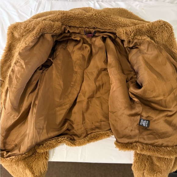 Rock & Roll Cowgirl Brown Faux Fur Jacket - Picture 4 of 7